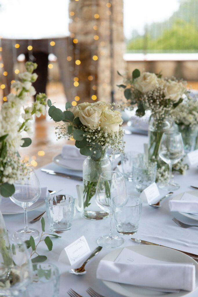 Montaje de banquete por Love Agency